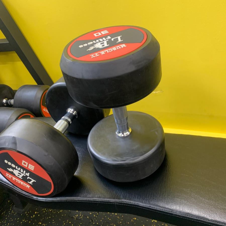 業務用]ラバーダンベル 30kg×2個SET : 筋トレ倶楽部 - 通販 - Yahoo