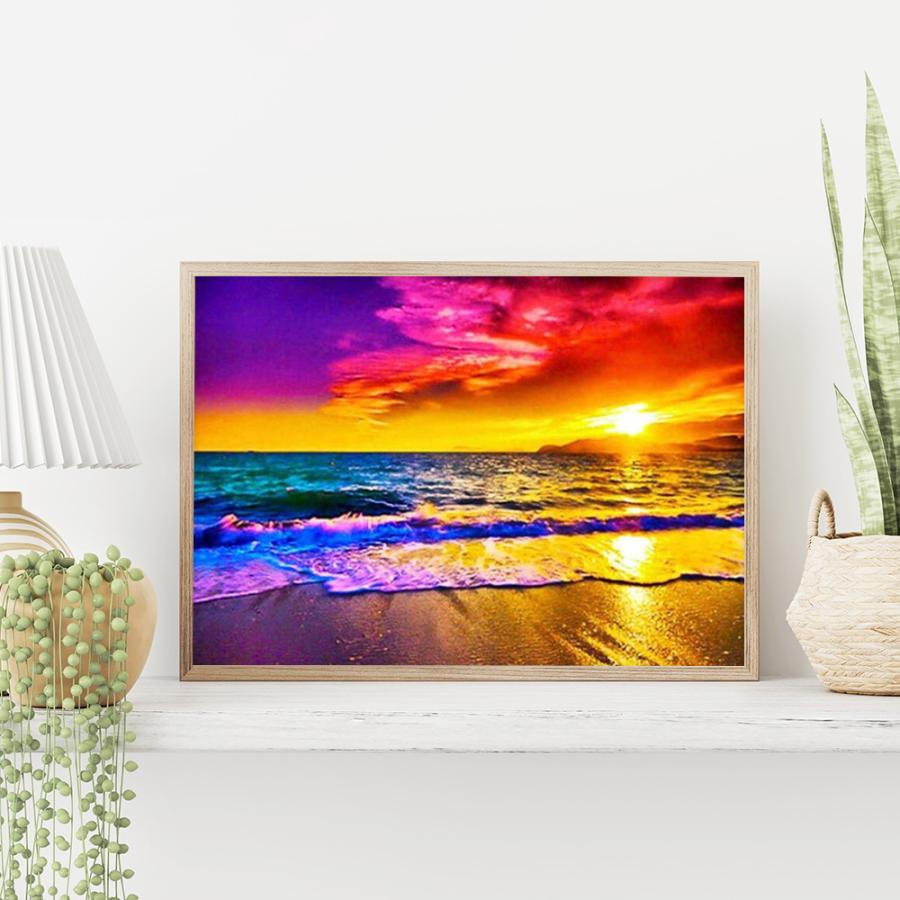 ダイヤモンドアート 初心者 キット ペン 猫 ネコ ねこ 刺繍 ビーズアートキット 5D 絵画 風景 ダイアモンドアート |  | 21