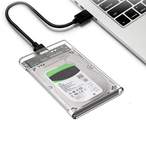 2.5インチ HDD SSD 外付けケース USB3.0 透明 クリア ブラック 2.5インチ HDD SSD 外付けケース USB3.0 透明 クリア ブラック