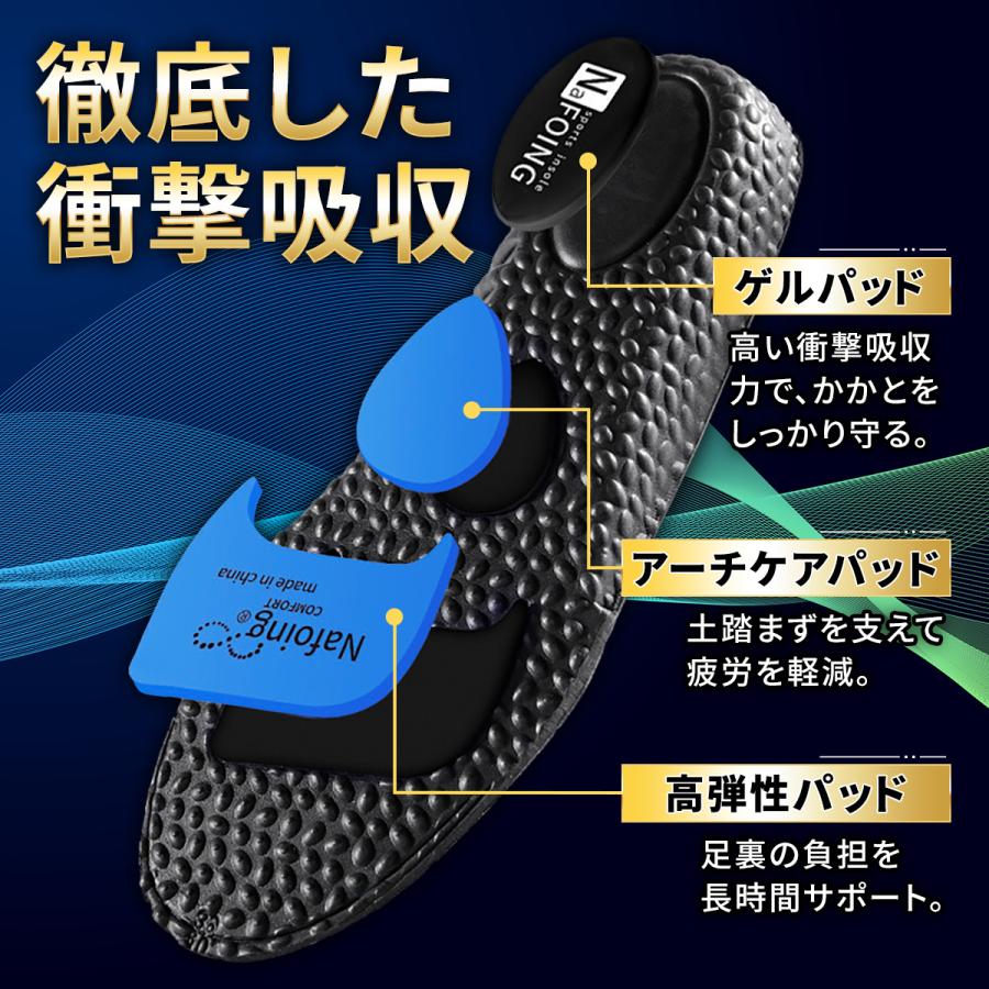 セール インソール 衝撃吸収 かかと 中敷き 2足セット スポーツ 疲れない 靴 アーチサポート 扁平足 土踏まず こども 足底筋膜炎 消臭 |  | 08