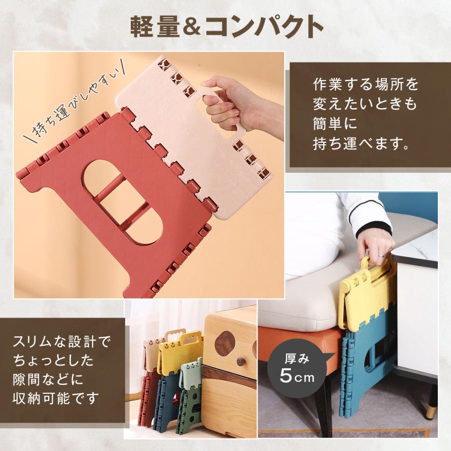 セール 踏み台 折りたたみ コンパクト ステップ台 子供 椅子 スツール おしゃれ アウトドア インテリア 脚立 収納 |  | 06