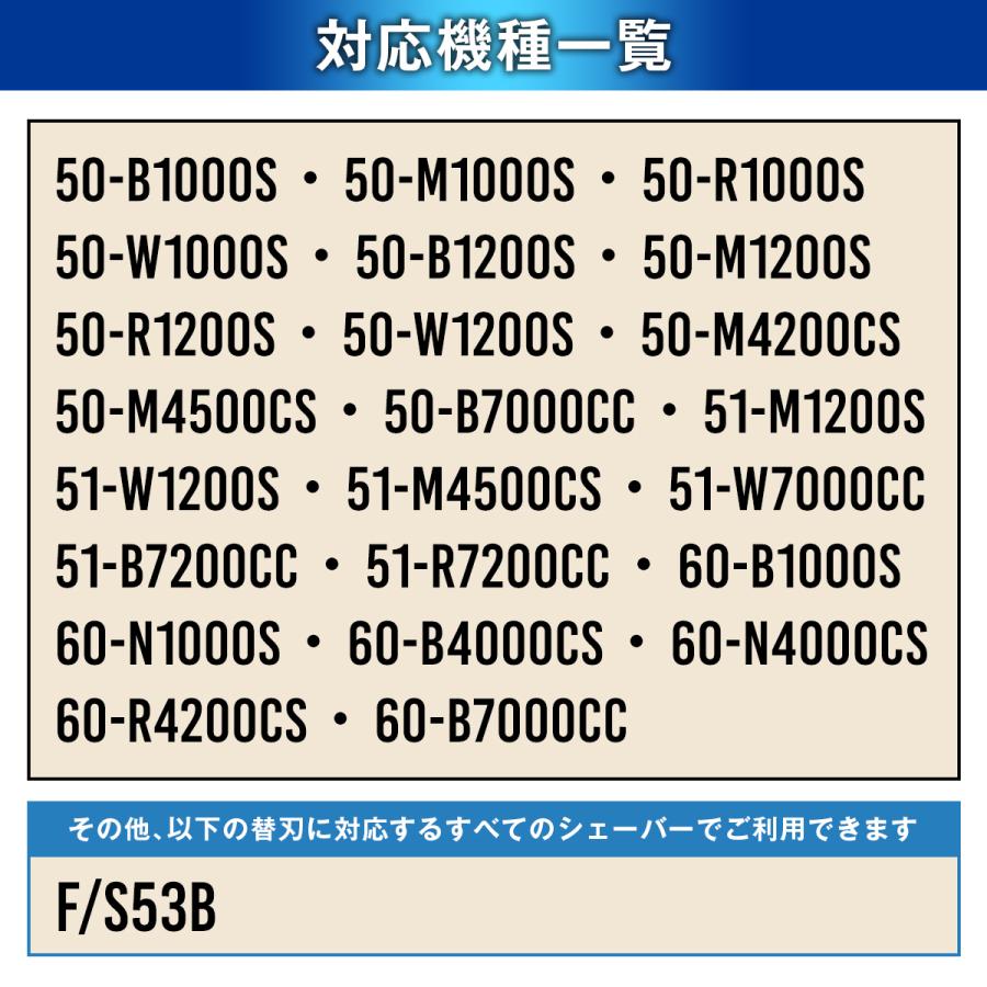ブラウン シェーバー 替刃 シリーズ5 シリーズ6 互換品 BRAUN 53B 交換ヘッド 一体型 カセット | BRAUN | 09
