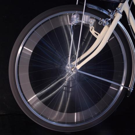 カワスミ（メンズ、レディース）自転車用反射スポーク 夜間用 シルバー スポピカ 6本セット KW SP601｜lbreath｜03