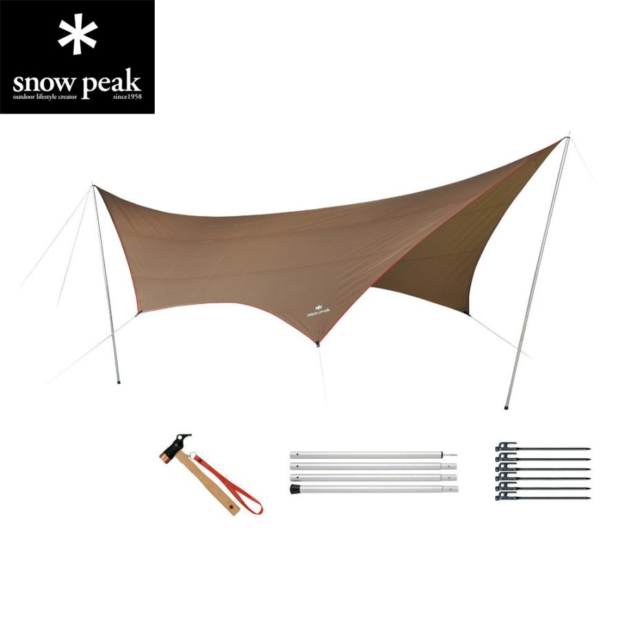 snow peak スノーピーク（snow peak） タープ 6人用 ペグ ハンマー  