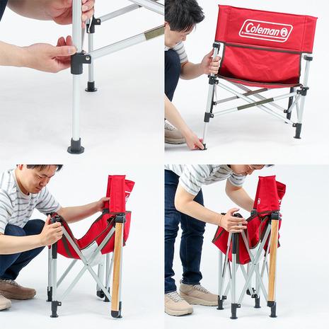 Coleman（コールマン） チェア 椅子 ツーウェイキャプテン レッド
