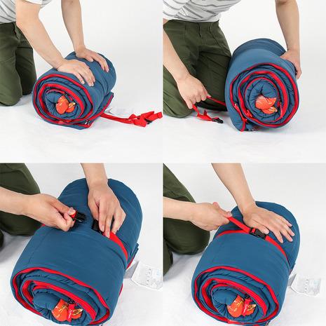 コールマン シュラフ FLEECE SLEEPING BAG/C5 C0 セット Coleman（コールマン） シュラフ 寝袋 封筒型 コージー II C5 オレンジ