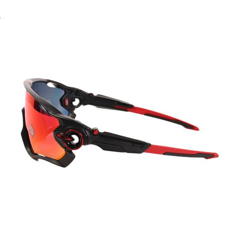 オークリー（OAKLEY）（メンズ）サングラス JAWBREAKER MtBk/PRd 92902031M ケース付 UV｜lbreath｜03