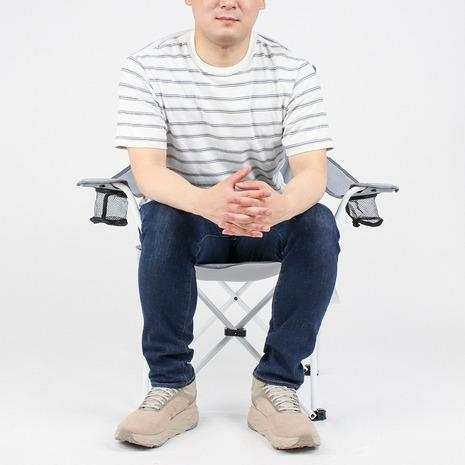 コールマン（Coleman） キャンプ 椅子 ドリンクホルダー リゾートチェア グレー 2000033559 | Coleman | 02