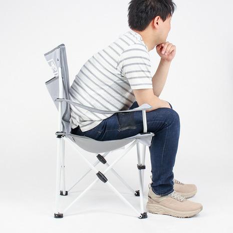 コールマン（Coleman） キャンプ 椅子 ドリンクホルダー リゾートチェア グレー 2000033559 | Coleman | 03