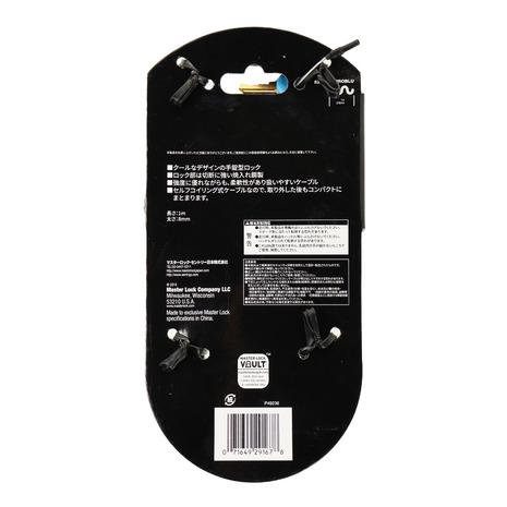 マスターロック（MASTERLOCK）（メンズ、レディース）手錠型ケーブルロック ML 8275JADPROBLU |  | 01