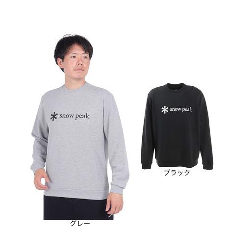 スノーピーク （snow peak） （メンズ） ロゴスウェットプルオーバー SPS-SW-21SU002 トレーナー スウェット トップス 長袖 アウトドア カジュアル