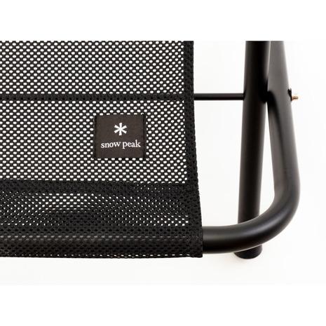 スノーピーク（snow peak） アウトドア ベンチ メッシュFDベンチ ブラック LV-071M-BKの画像