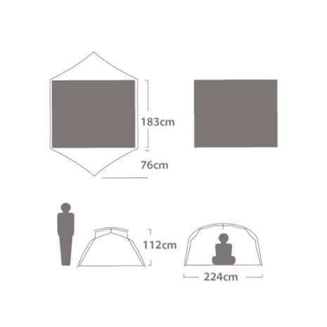 NEMO（ニーモ） テント ドーム型 オーロラストーム3P NM-ARST-3P-CY
