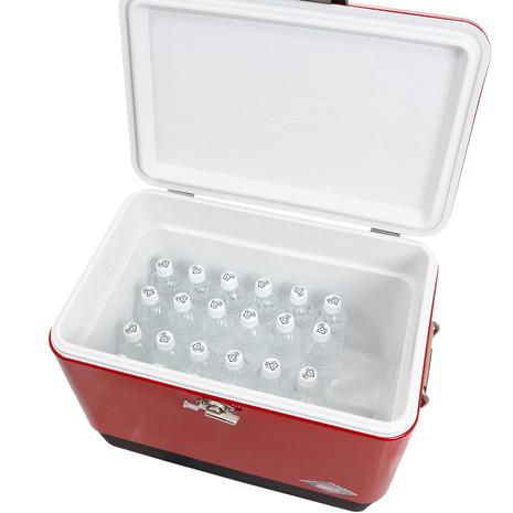 Coleman（コールマン） スチールベルトクーラー 54QT レッド ブラック
