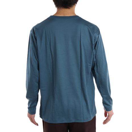 エルケクス（ELKEX）（メンズ）長袖Tシャツ メンズ メリノウール クルーネック EKM1FA3120 ウール100%｜lbreath｜03