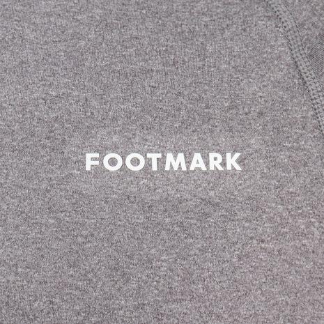 フットマーク（FOOTMARK）（メンズ）ラッシュガード 半袖 Tシャツ UVカット UPF50+ 半袖かぶりラッシュガード 0242300MGRY｜lbreath｜06