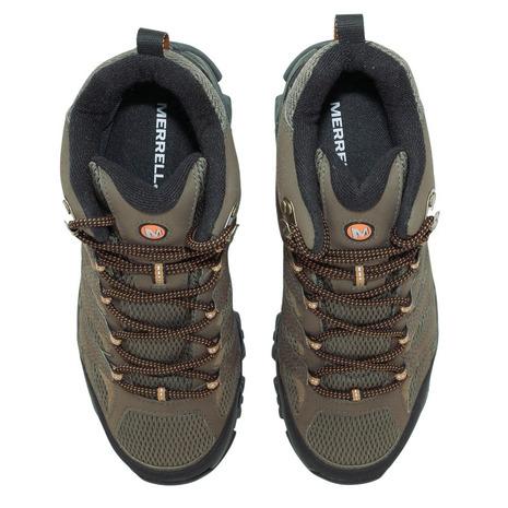 メレル（MERRELL）（メンズ）トレッキングシューズ ハイカット 登山靴 モアブ 3 シンセティック ミッド ゴアテックス ワイドワイズ 500253W ブラウン｜lbreath｜02