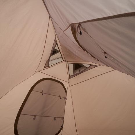 ロゴス（LOGOS） テント ファミリーテント 2ルーム Tradcanvas ドゥーブルテントセット 5人用 6人用 スカート付き 71805591｜lbreath｜08
