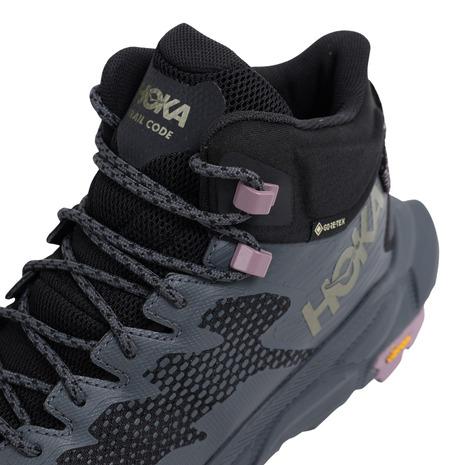 ホカ（HOKA）（レディース）トレッキングシューズ ハイカット 登山靴 TRAIL CODE トレイルコード GTX 1123166-BCSTL グレー ゴアテックス 防水｜lbreath｜05