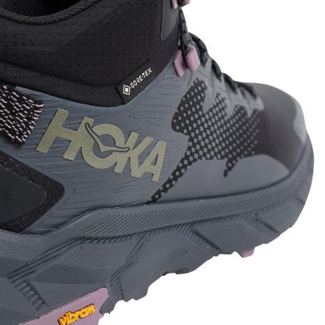 ホカ（HOKA）（レディース）トレッキングシューズ ハイカット 登山靴 TRAIL CODE トレイルコード GTX 1123166-BCSTL グレー ゴアテックス 防水｜lbreath｜08