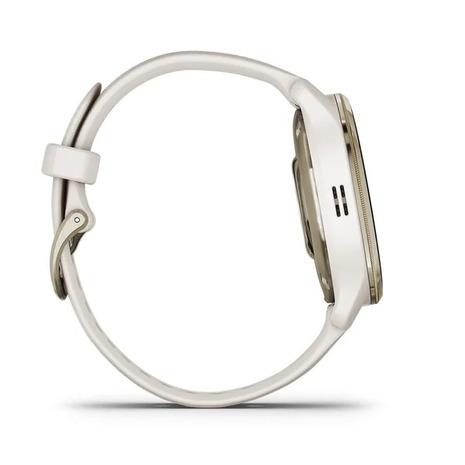 ガーミン（GARMIN）（メンズ、レディース）スマートウォッチ 時計 ヴェニュー2 プラス Venu 2 Plus White / Cream Gold 010-02496-42の画像