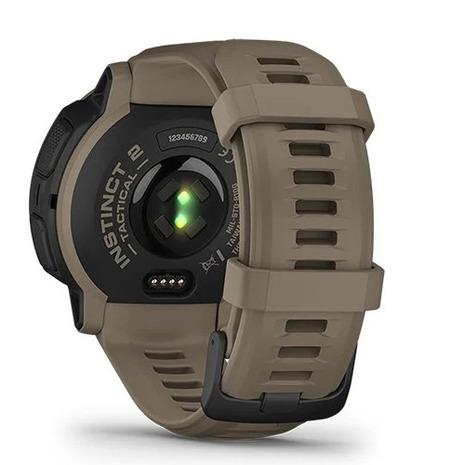 ガーミン（GARMIN）（メンズ、レディース）スマートウォッチ 時計 インスティンクト2 Instinct 2 DUAL POWER タクティカル カーキ 010-02627-44の画像