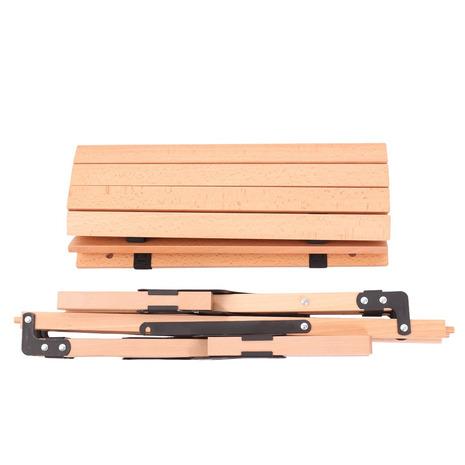 ノースウェイ スポーツ（NORTHWAY SPORTS） キャンプ 木製ウッドロールテーブルS NS-UDRT 60cm_6