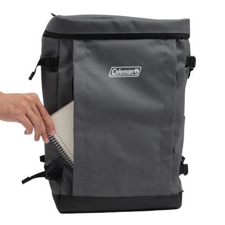 コールマン（Coleman）（メンズ、レディース）リュック バックパック 30L シールド30 バッグ 通勤 通学 スクエア型 大容量 グレーブラック 2000037784 防水_10