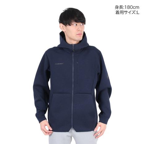 青のフルジップジャケット メンズ Mサイズ