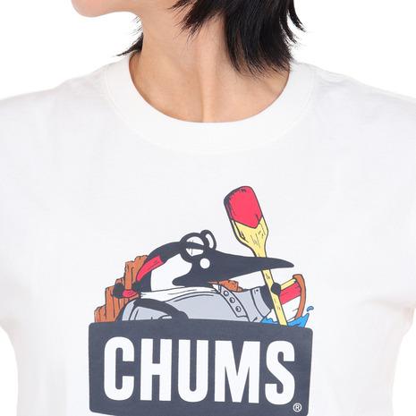 チャムス（CHUMS）（レディース）半袖Tシャツ リバーガイド Booby 半袖Tシャツ CH11-2158-W001 ホワイト｜lbreath｜06