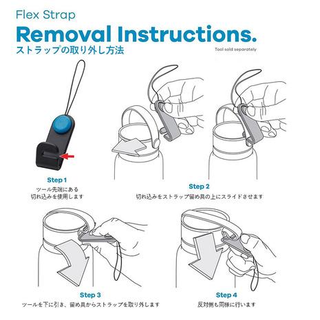 ハイドロフラスク（HydroFlask） ストラップ 3本セット 取っ手 ドリンクボトル Small Flex Strap Pack and Customizer 8901340103222｜lbreath｜09