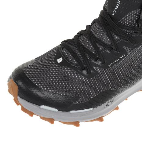 中古品 ノースフェイス（THE NORTH FACE）（レディース）トレッキングシューズ ミドルカット 登山靴 Vectiv Fastpack Mid FUTURELIGHT NFW02323 AK グレー 防水 軽量 【2044561237】(10945円)