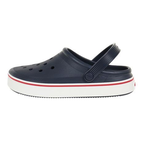 クロックス（crocs）（メンズ、レディース）スポーツサンダル オフ コート クロッグ ネイビー レッド 208371-410-2023 速乾性 軽量 厚底 カジュアル レジャー｜lbreath｜08