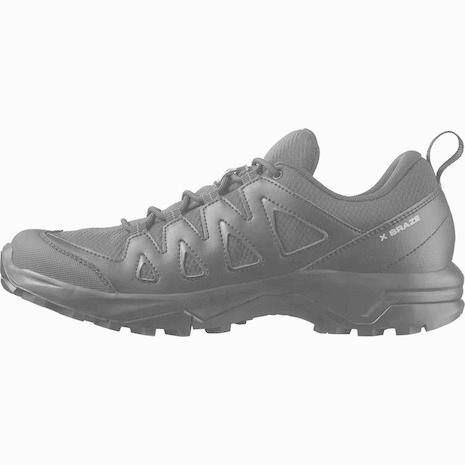 サロモン（SALOMON）（メンズ）トレッキングシューズ ローカット 登山靴 X BRAZE ゴアテックス BLACK/BL L47180400 ブラック｜lbreath｜02