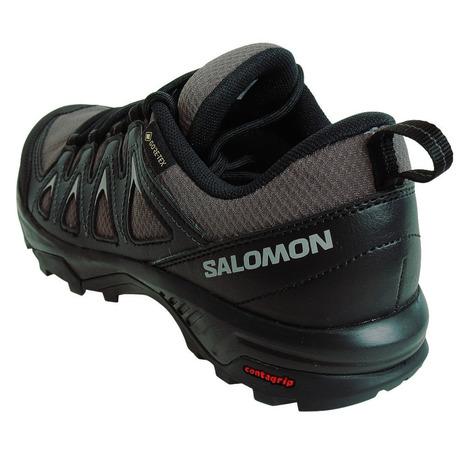 サロモン（SALOMON）（レディース）トレッキングシューズ ローカット 登山靴 X BRAZE エックス ブレイズ ゴアテックス L47180700 MGNT/B グレー｜lbreath｜08