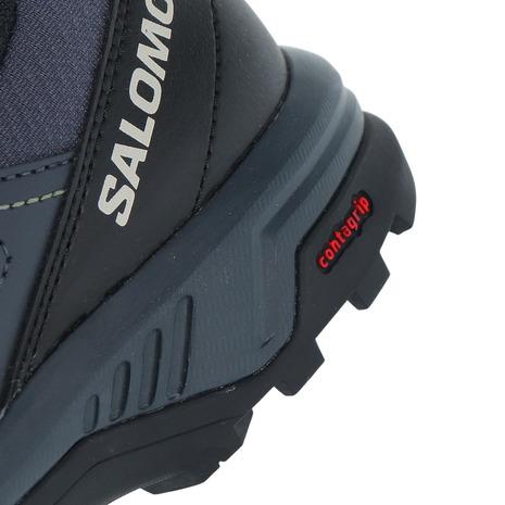 サロモン（SALOMON）（レディース）トレッキングシューズ ローカット 登山靴 X BRAZE ゴアテックス W INDIA L47180800 グレー｜lbreath｜06