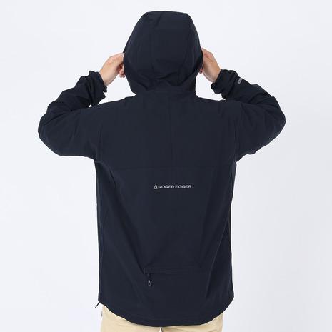 ROGER EGGER ブラック ウィンドブレーカー M ROGER EGGER ブラック ウィンドブレーカー M ロジャーエーガー