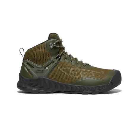 キーン（KEEN）（メンズ）トレッキングシューズ ネクシス エヴォ ミッド ウォータープルーフ 防水ハイキングシューズ 1026678 オリーブ｜lbreath｜02