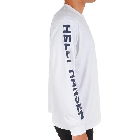 ヘリーハンセン（HELLY HANSEN）（メンズ）長袖Tシャツ ロンT ロングスリーブ LETTER レター Tシャツ HH32380｜lbreath｜09