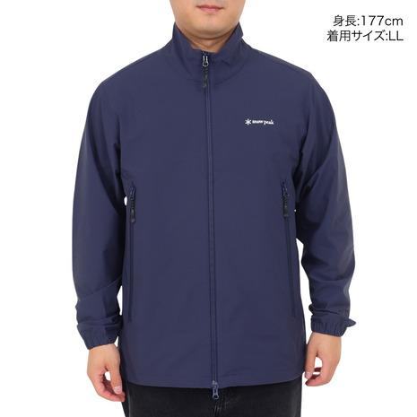 peak(スノーピーク) ブルゾン サイズ「L」JAPAN メンズ - ダークネイビー 長袖/ジップアップ/春/秋 snow peak（スノーピーク） （メンズ）アウター ジャケット ストレッチ