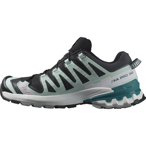 サロモン（SALOMON）（レディース）トレッキングシューズ ローカット 登山靴 XA PRO 3D V9 GORE-TEX L47119100 ブラック｜lbreath｜04