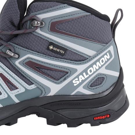 サロモン（SALOMON）（レディース）トレッキングシューズ ハイカット 登山靴 X ウルトラパイオニア GORE-TEX L47170500 グレー｜lbreath｜11