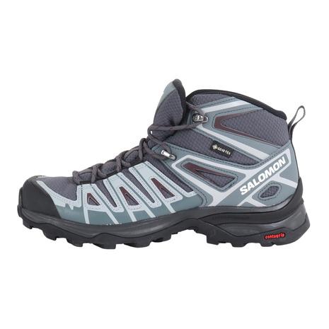 サロモン（SALOMON）（レディース）トレッキングシューズ ハイカット 登山靴 X ウルトラパイオニア GORE-TEX L47170500 グレー｜lbreath｜06