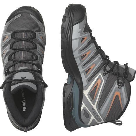 サロモン（SALOMON）（レディース）トレッキングシューズ ハイカット 登山靴×ウルトラパイオニア ミドルカット GORE-TEX L47196600｜lbreath｜02