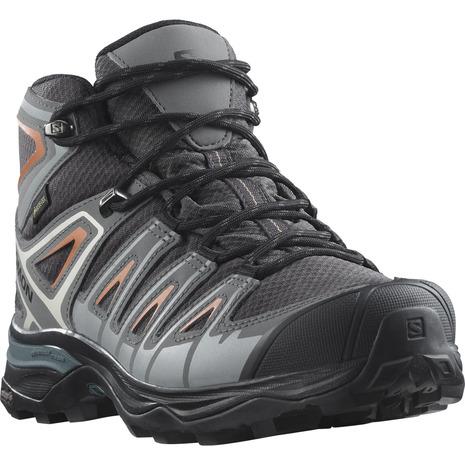 サロモン（SALOMON）（レディース）トレッキングシューズ ハイカット 登山靴 X ウルトラパイオニア ミドルカット GORE-TEX L47196600 グレー｜lbreath｜06