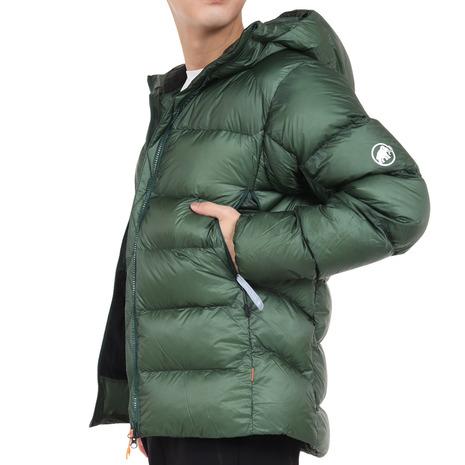 MAMMUT フード付きグリーンダウンジャケット 楽天市場】マムート（MAMMUT）（メンズ）ダウンジャケット アウター