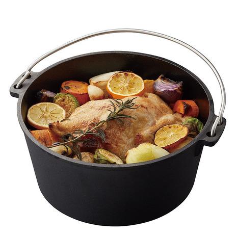 コールマン（Coleman） ダッチオーブン10インチ バーベキュー BBQ キャンプ 2000039256 すぐ調理可能 植物性オイル仕上げの画像