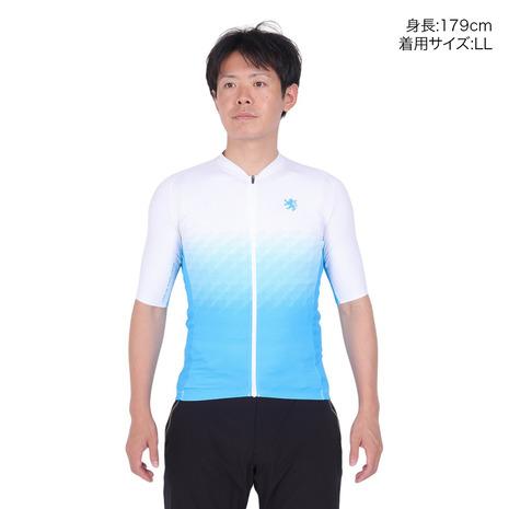 カペルミュール（KAPELMUUR）（メンズ、レディース）サイクリング ウェア 半袖 アドバンス4 ジャージ lihs1042-BLの画像