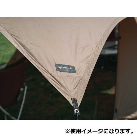 希少スノーピーク 1963 タープ ペンタゴン 五角形 五辺形 本体のみ レア 廃盤 旧ロゴ 詳細不明   PEAK snow peak（スノーピーク） ライトタープ ペンタシールド