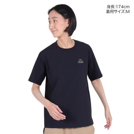 チャムス（CHUMS）（レディース）エアトレイルストレッチTシャツ CH11-2344-K001｜lbreath｜02